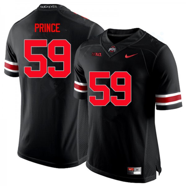 Ohio State Buckeyes #59 Isaiah Prince Men Stitch Jersey Black - Click Image to Close